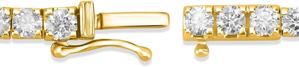 14K Gold Lab-Grown Diamond Tennis Bracelet (5-10 ct. total weight, E-F color, VS1 clarity) Image 3