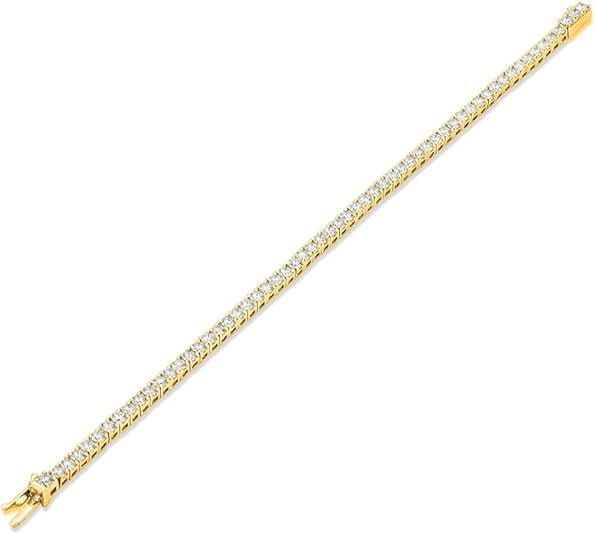 14K Gold Lab-Grown Diamond Tennis Bracelet (5-10 ct. total weight, E-F color, VS1 clarity) Image 4