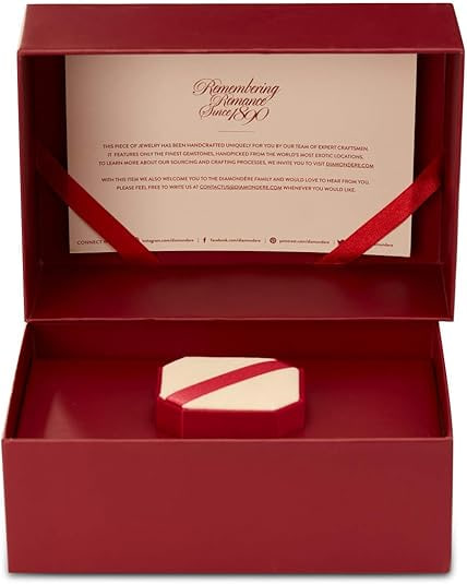 Diamondere Natural and Certified Gemstone Solitaire Wedding Ring, 14k White Gold | 5 carats, 5.0mm Men's Ring, US Sizes 4 to 12 Image 3