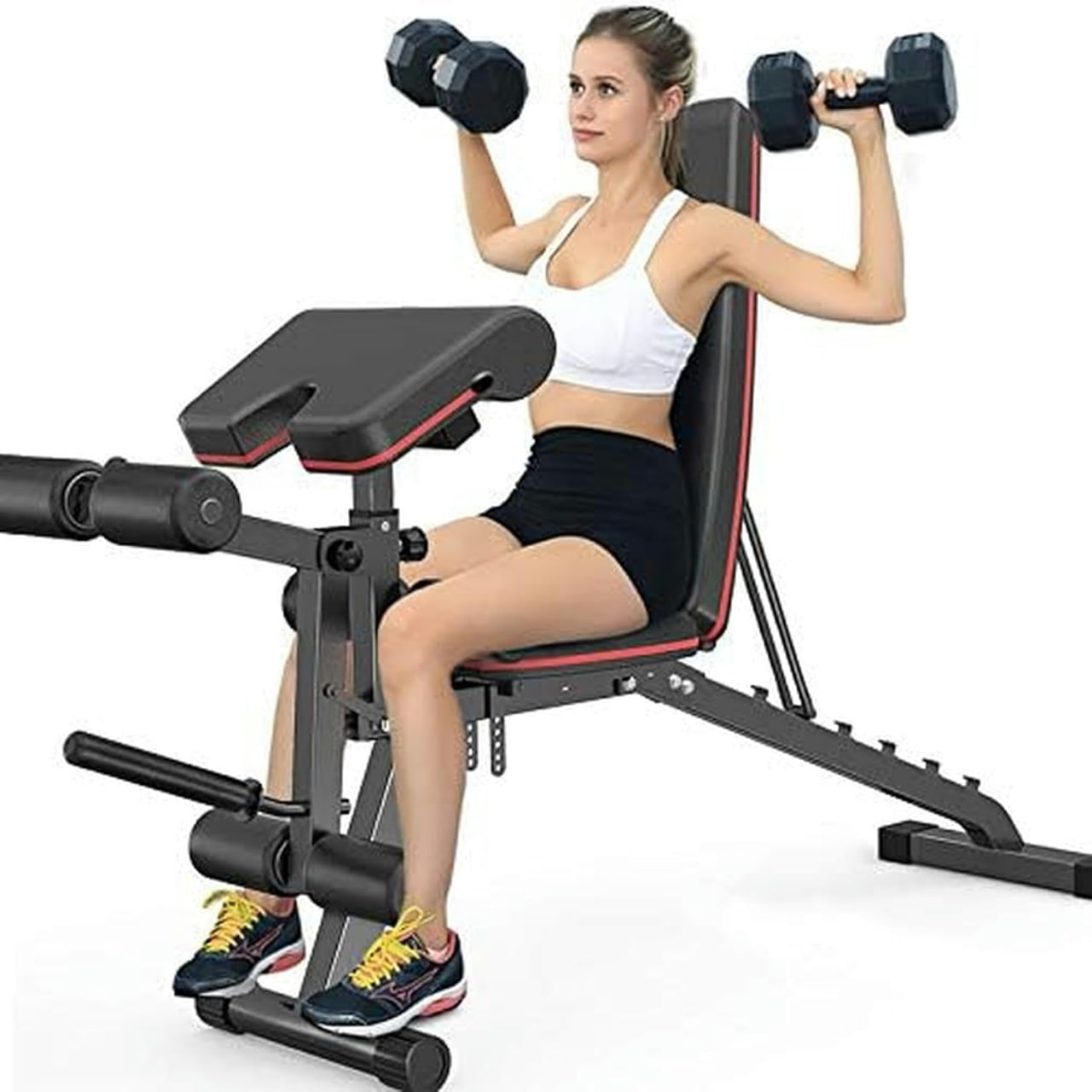 Abdominal board, home sit-up fitness equipment multi-functional fitness chair leg trainer bench dumbbell bench Image 4