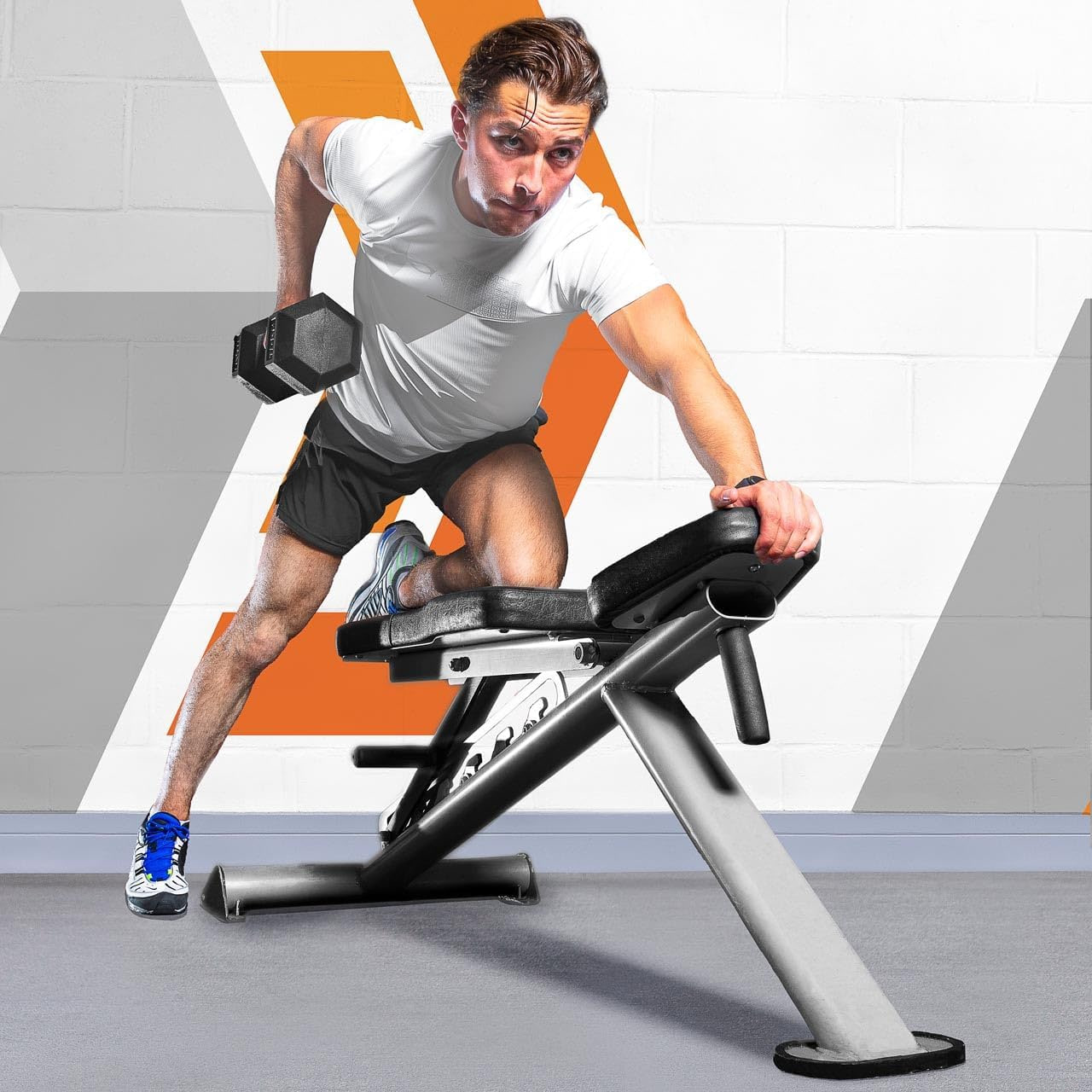 METIS Hex Dumbbells [Pair] | Premium rubber-coated free weights for home and gym workouts | Full sets and racks available [5.5 lbs – 110 lbs] Image 2