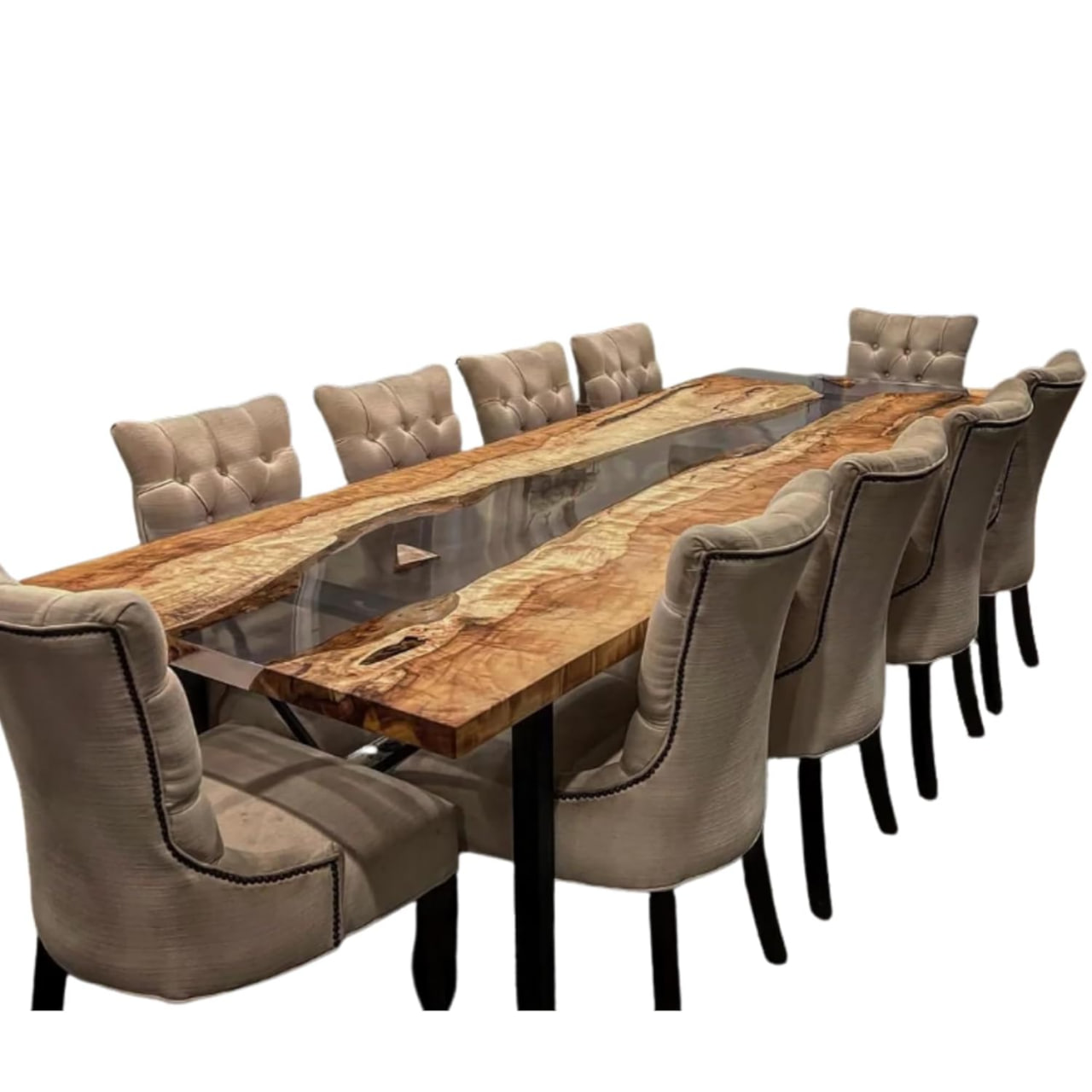 Luxury dining table, waterfall table, home decor table, custom coffee table, kitchen table, epoxy wood coffee table, office desk, custom table, sofa table, bar table (60x150 inches)