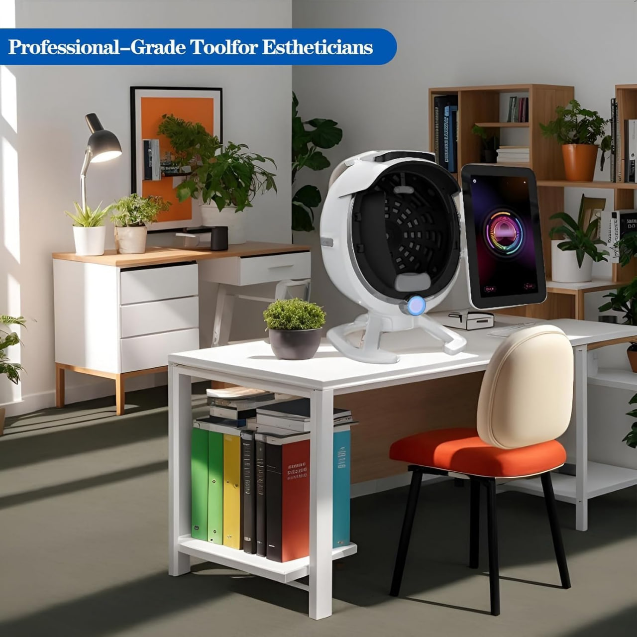 13.3 inch 3D professional skin analyzer, artificial intelligence facial skin analyzer, 38 million 8 spectrum facial moisture analyzer for health and skin care in beauty salons Image 4