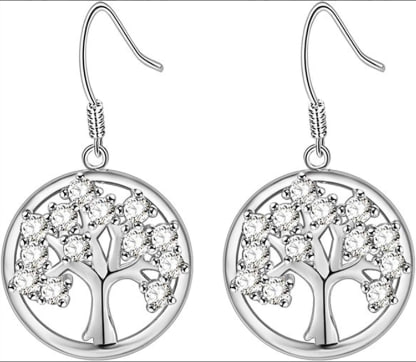 Knsam 18K gold earrings for women Fine Jewelry long earrings - Ruby inlaid in rose gold