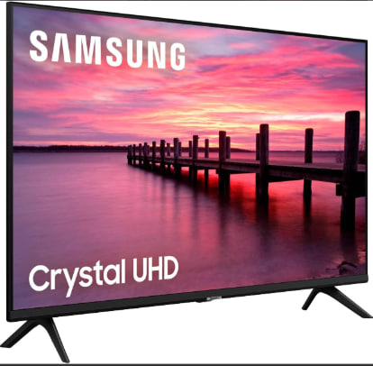 Samsung Crystal UHD 202243AU7095 - 43" Smart TV, HDR10+, 4K Processor, PurColor, Smart Sound, One Remote Control Function. Compatible with Alexa and Voice Assistants. Image 4