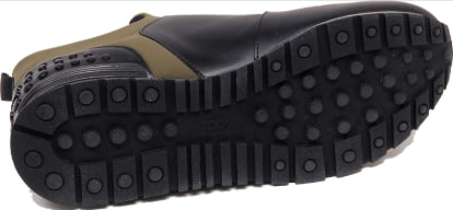 F6538 Sneaker uomo Black/Green Tod’S Running Scuba Spoiler Matt Shoe Man Image 3