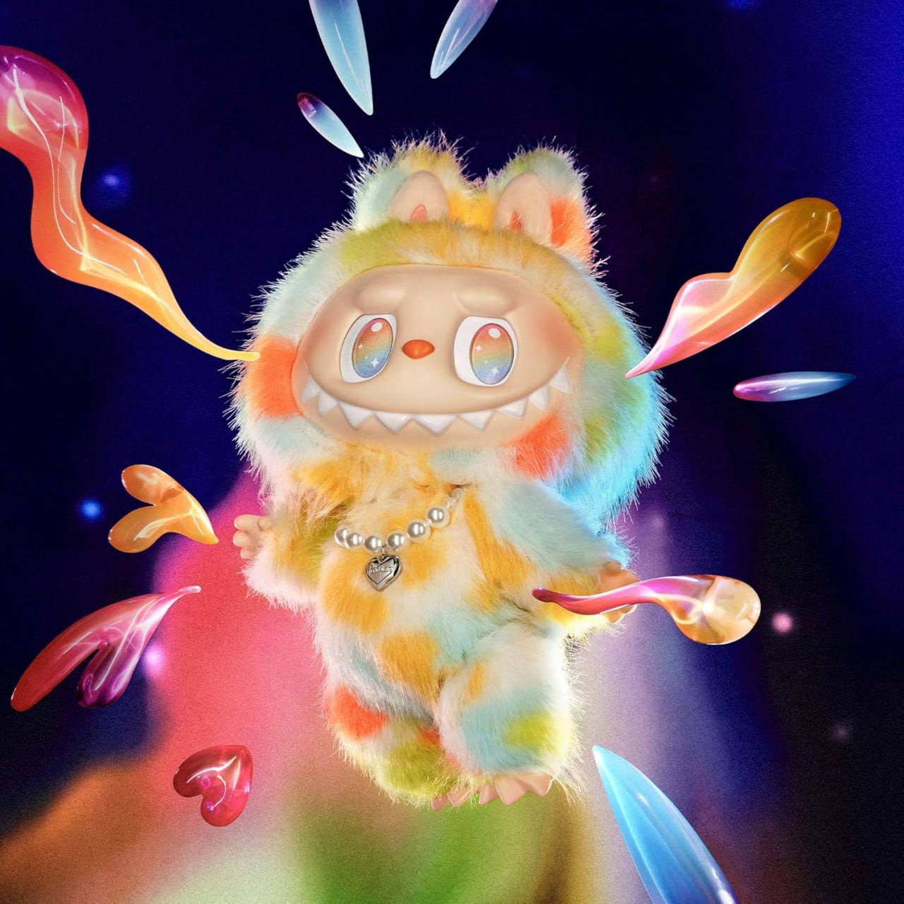 The Monsters Rock The Universe Vinyl Plush Doll, 14.5 inches tall, Modern Home Decor Toy, Gift for Girlfriend or Daughter, 1 piece Image 3