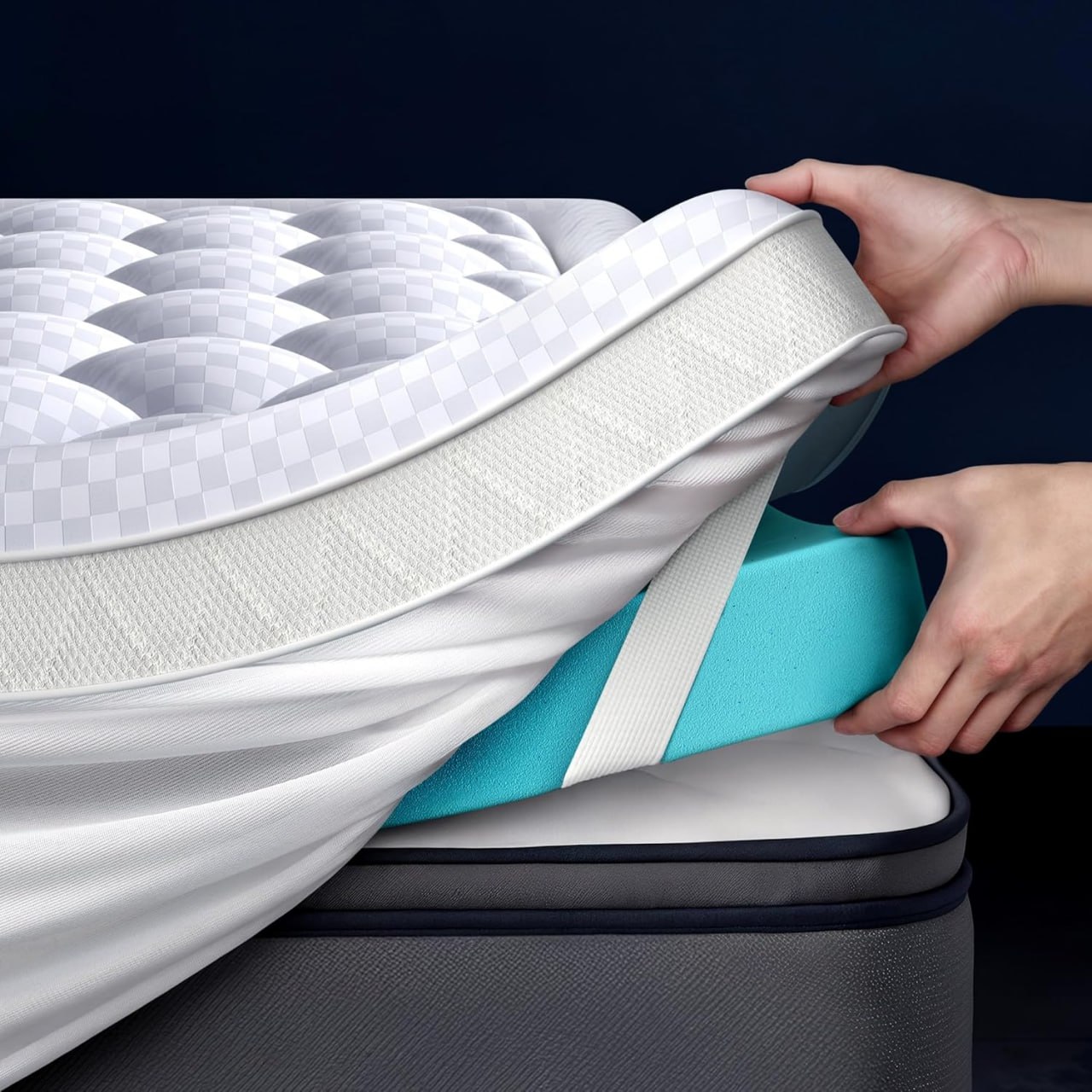 Foam mattress topper
