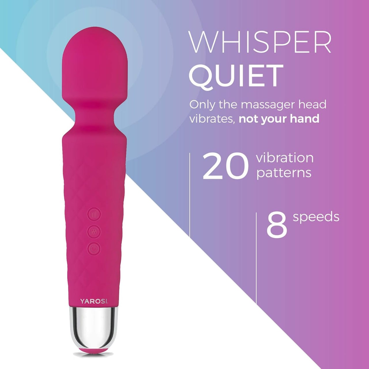 Yarosi Wand Mini Massager, No Model, 1 Pack, 1 Image 2